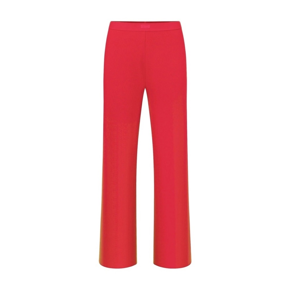 SKIMS Vibrant Red Wide Leg Pants